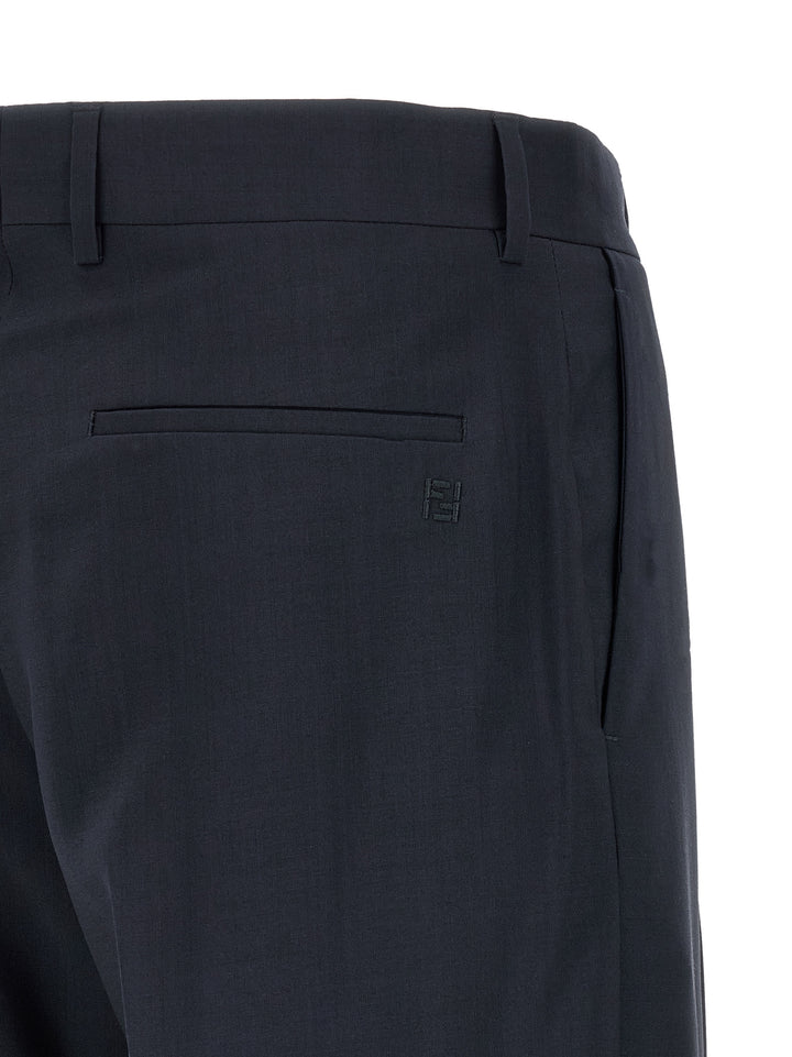 Fendi Tailored Trousers Pants - Blue | 5ed0c7d787934a0b76b5fb07df480ca9f420ad1d