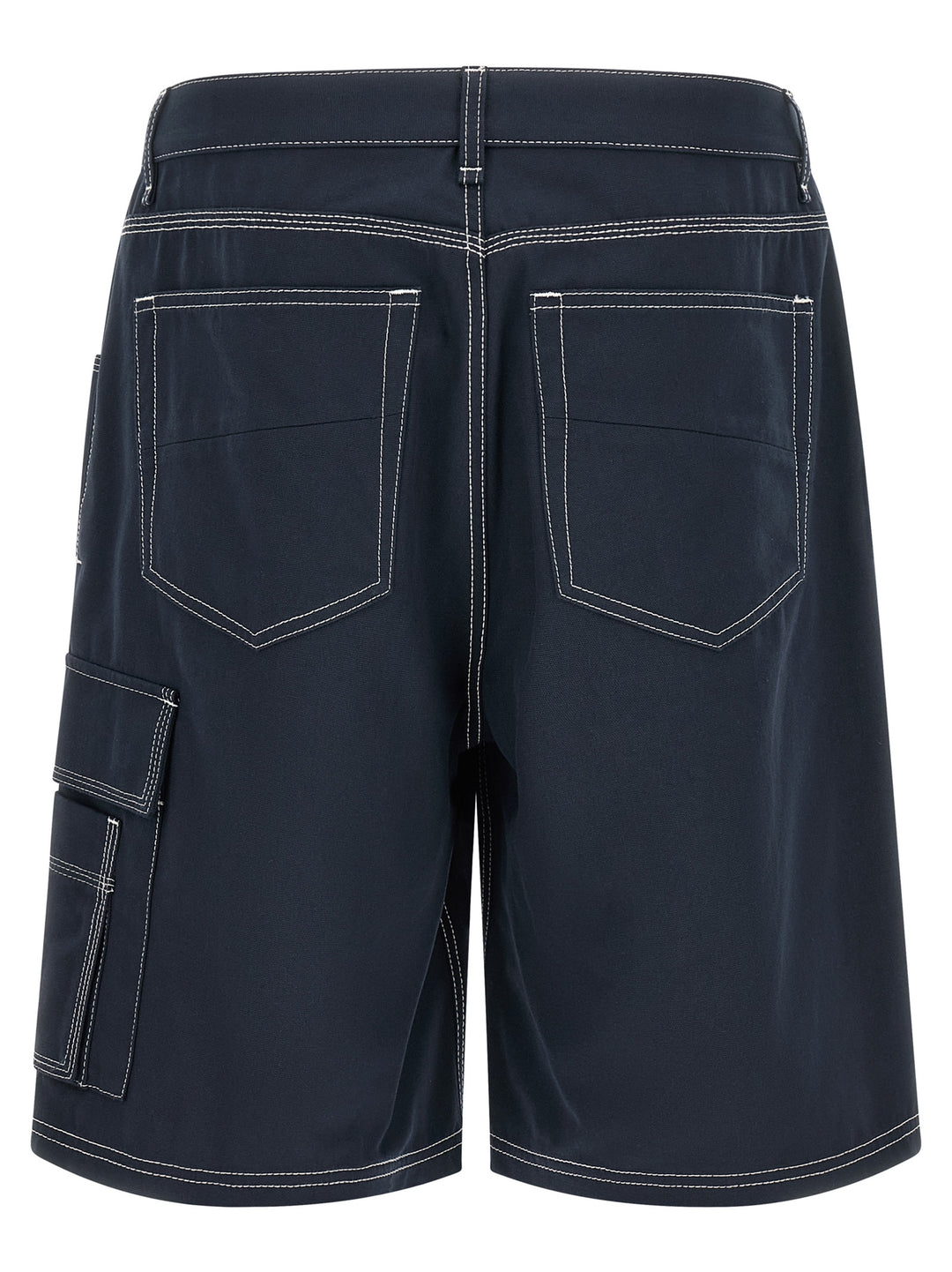 Fendi Bermuda Cargo Canvas Shorts Bermuda and Short - Blue | 3006f932fb99b93de8a0ddb7a4369f236543c35a