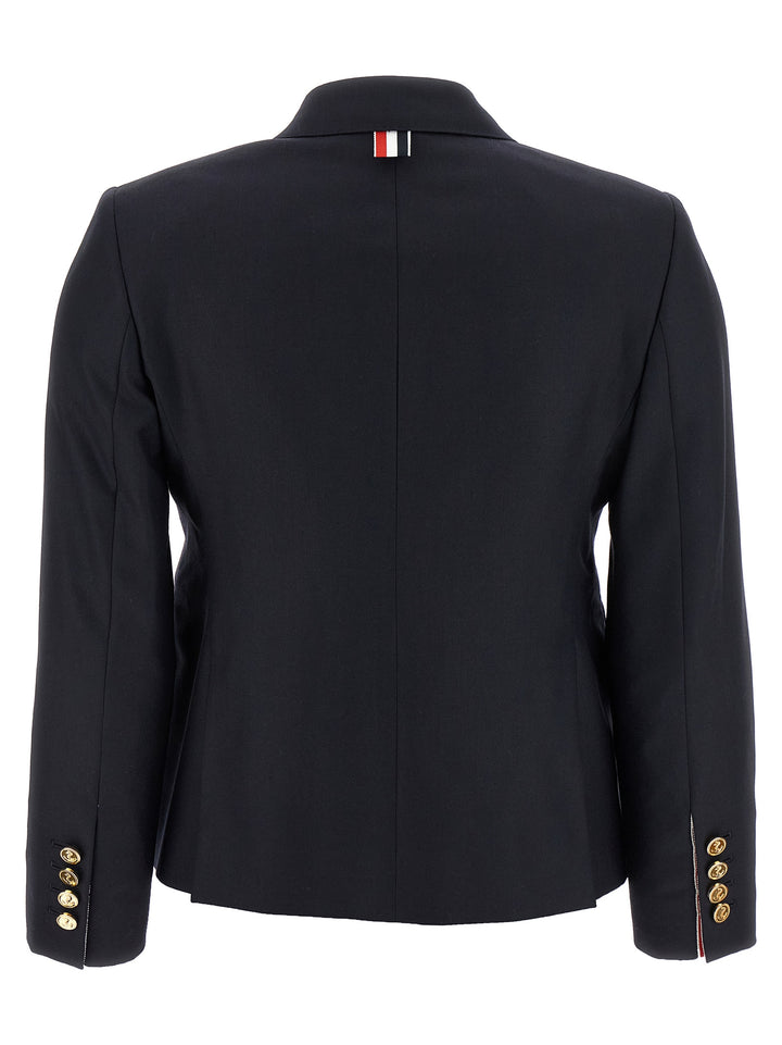 Thom Browne Single-Breasted Blazer BlazerS - Blue | 63334a60cc456dbeb36993f57202f652aaffda9e