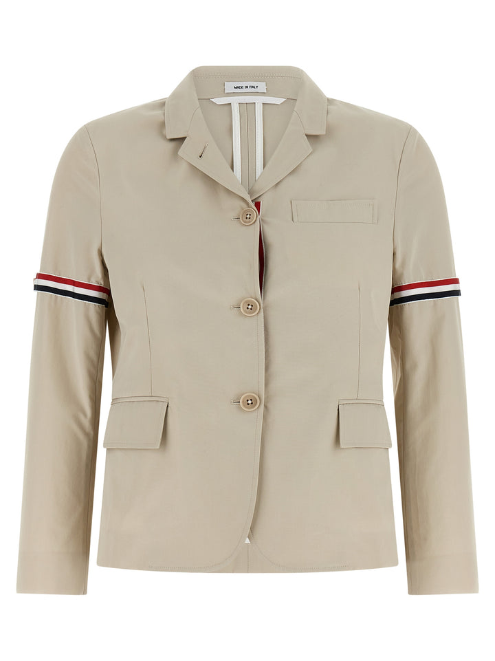 Thom Browne Classic Sport BlazerS - Beige | be7d9be8e7672b1977cc9bea5e0ab84fb555b3ec