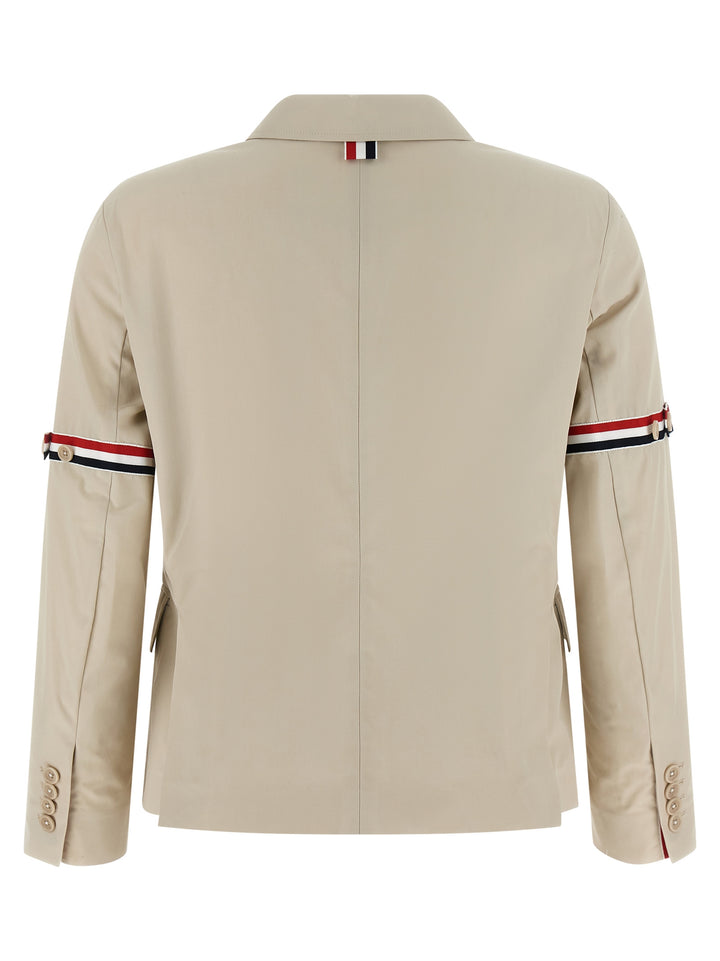 Thom Browne Classic Sport BlazerS - Beige | ed931a2d5f440a4d3f81b0f3d58a48eedc1dd247