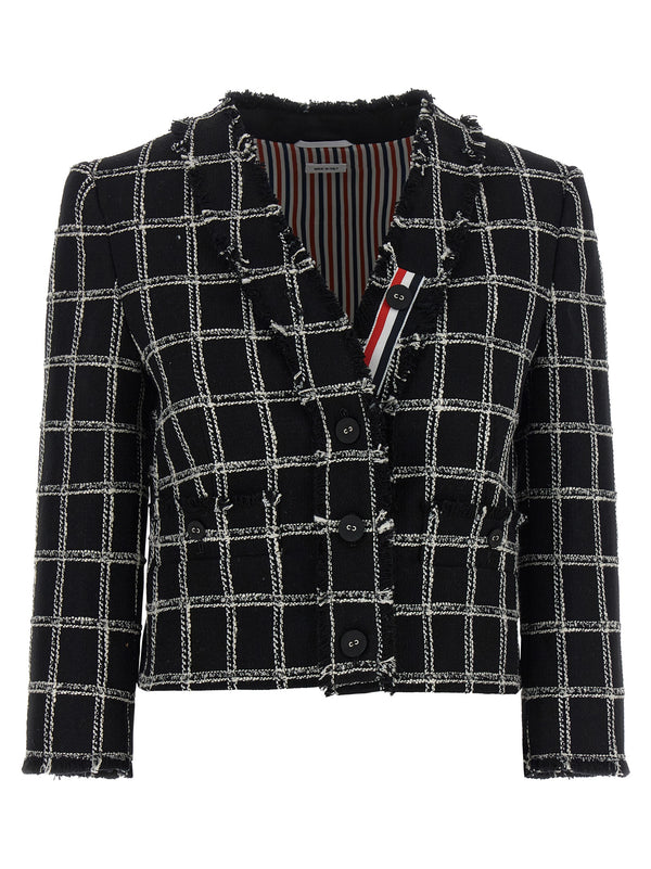 Tweed Blazer Blazers Multicolor