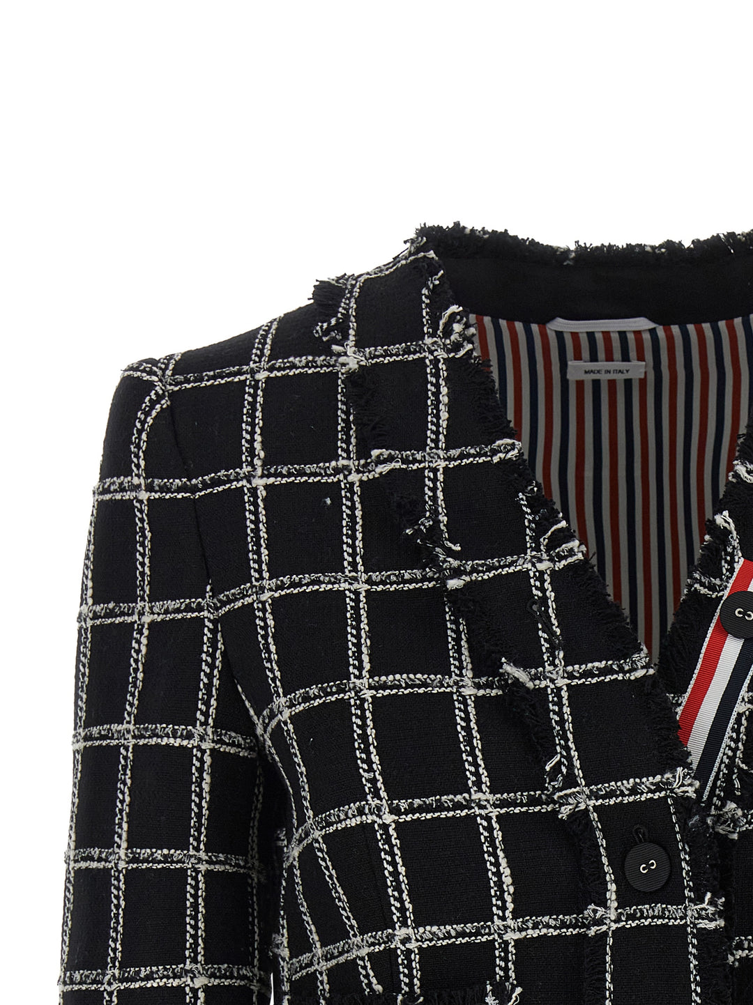 Thom Browne Tweed Blazer BlazerS - Multicolor | 36a5a50500a396393ecee58bd61fb5b48a61946a