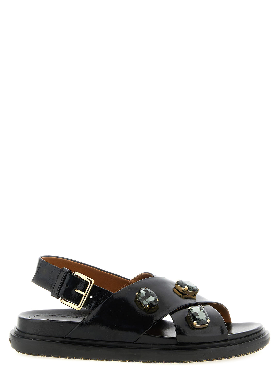 Marni Fussbett Sandals - Black | a19856cac8be7db3c26e6a7d641f1a043946010a