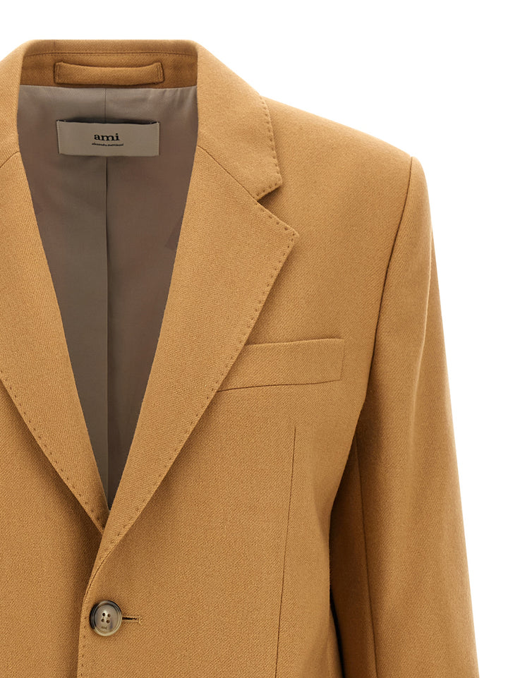 Ami Paris Wool Blazer BlazerS - Beige | ad86cba34edc5c6bc29f75dfcdec46c8147bbbd4