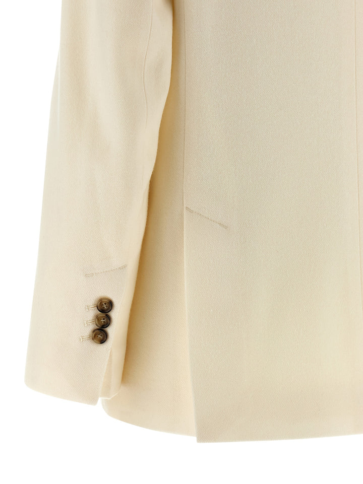 Ami Paris Wool Blazer BlazerS - White | f252e30b39d988f1c3d048697b3ef26d219cf72c