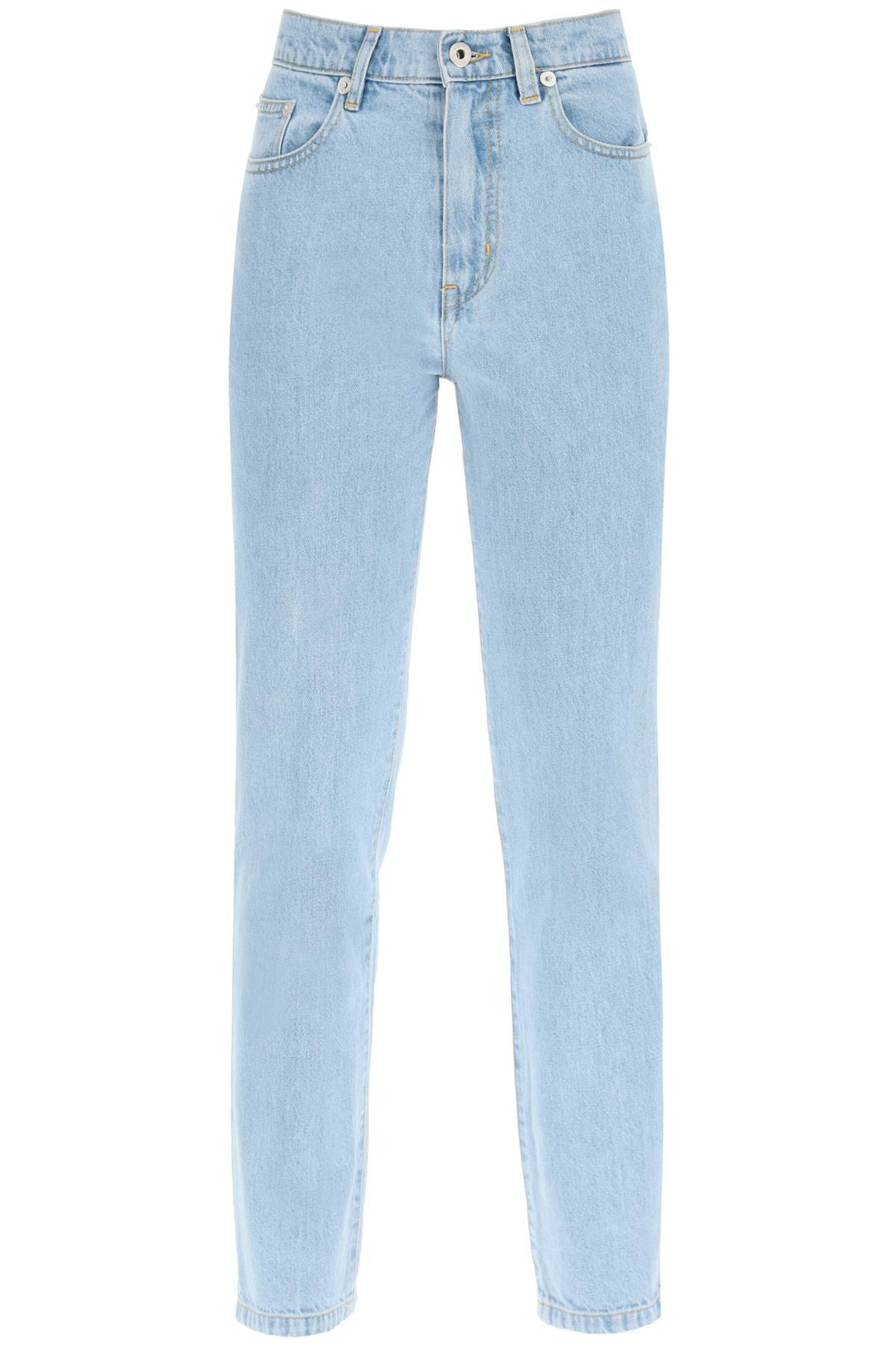 Straight Leg Bleached Jeans