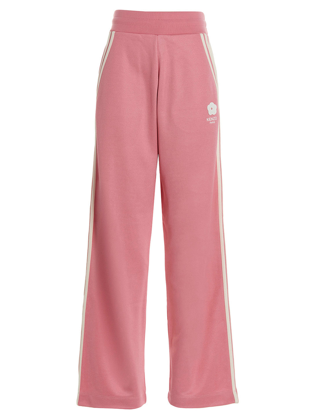 Logo Embroidery Joggers Pants Pink