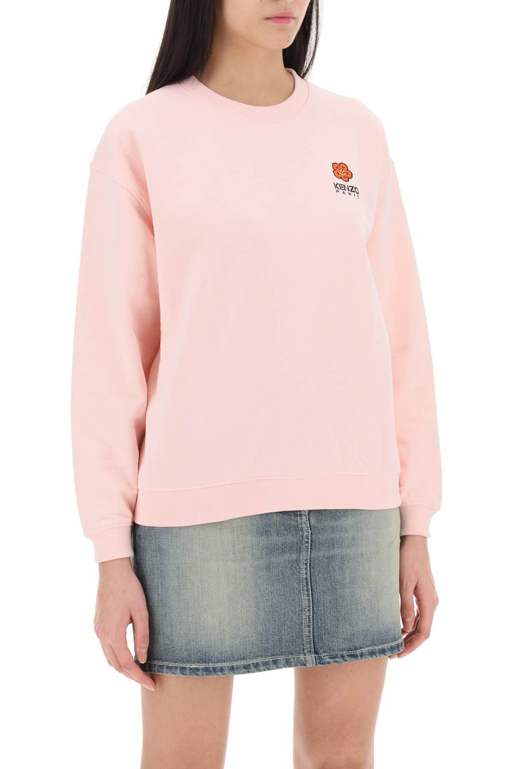 Crew Neck Sweatshirt With Embroidery