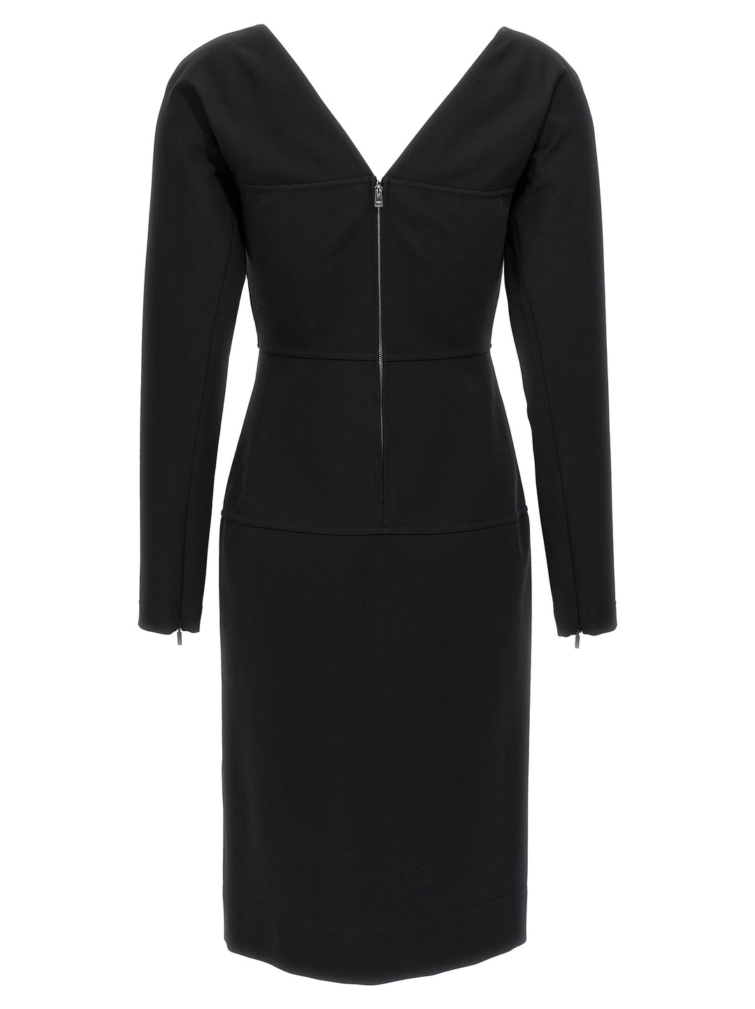 Fendi Techno Jersey Dress Dresses - Black | 911e8f6524d8b0d573ab74406c7ff3e4c6826ed4