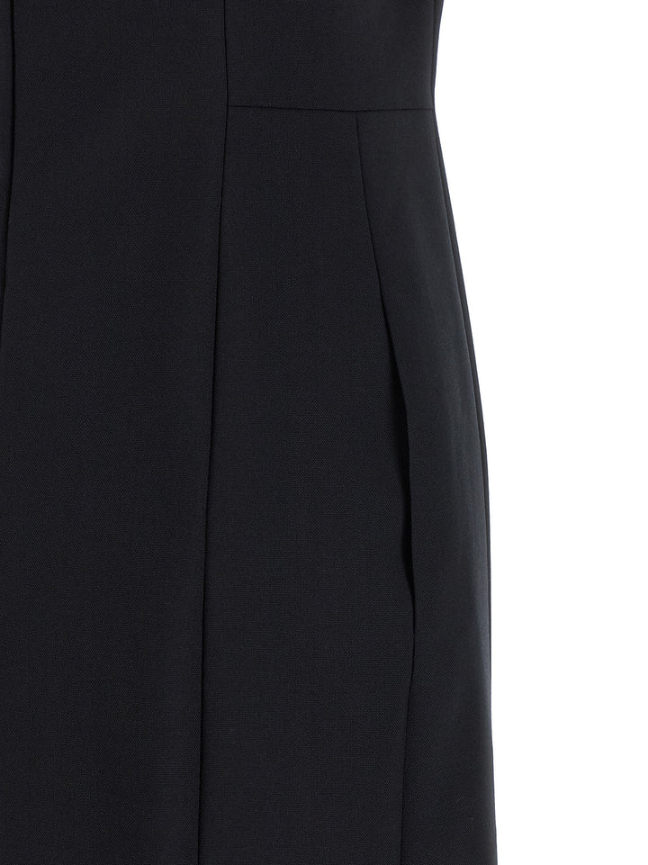 Thom Browne Polo Dress With Intarsia And Rwb Detail Dresses - Blue | 3cdb5655e52d91bd9ac107b34d6d5f569d17d3d4