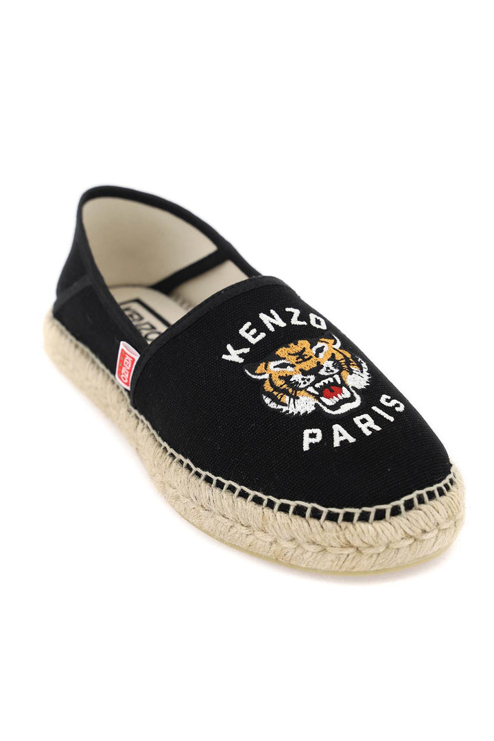 Canvas Espadrilles With Logo Embroidery