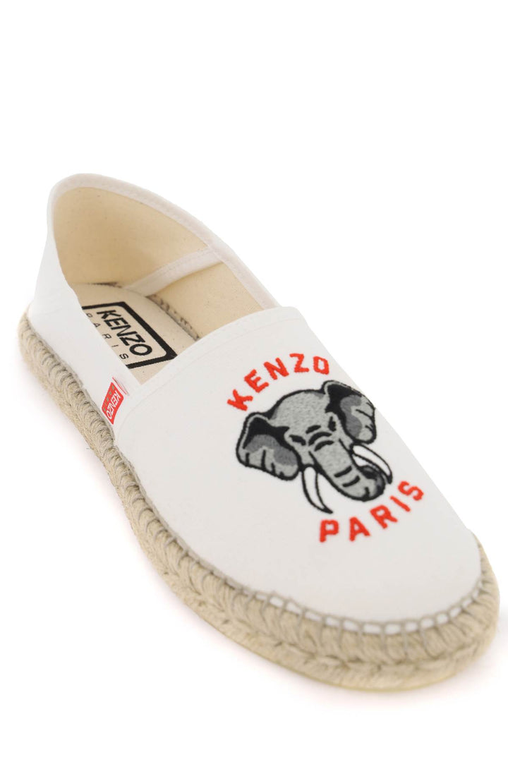 Canvas Espadrilles With Logo Embroidery