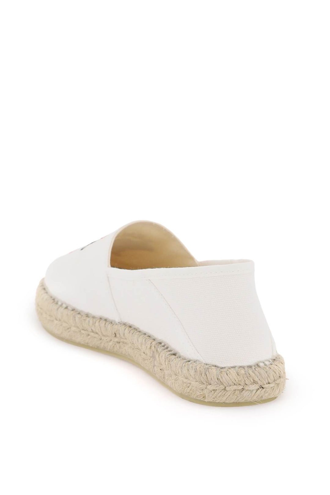 Canvas Espadrilles With Logo Embroidery