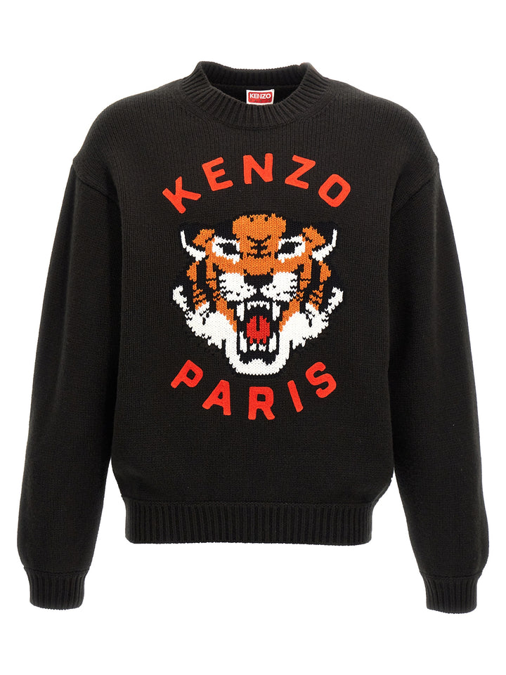 Rws Lucky Tiger Sweater, Cardigans Black