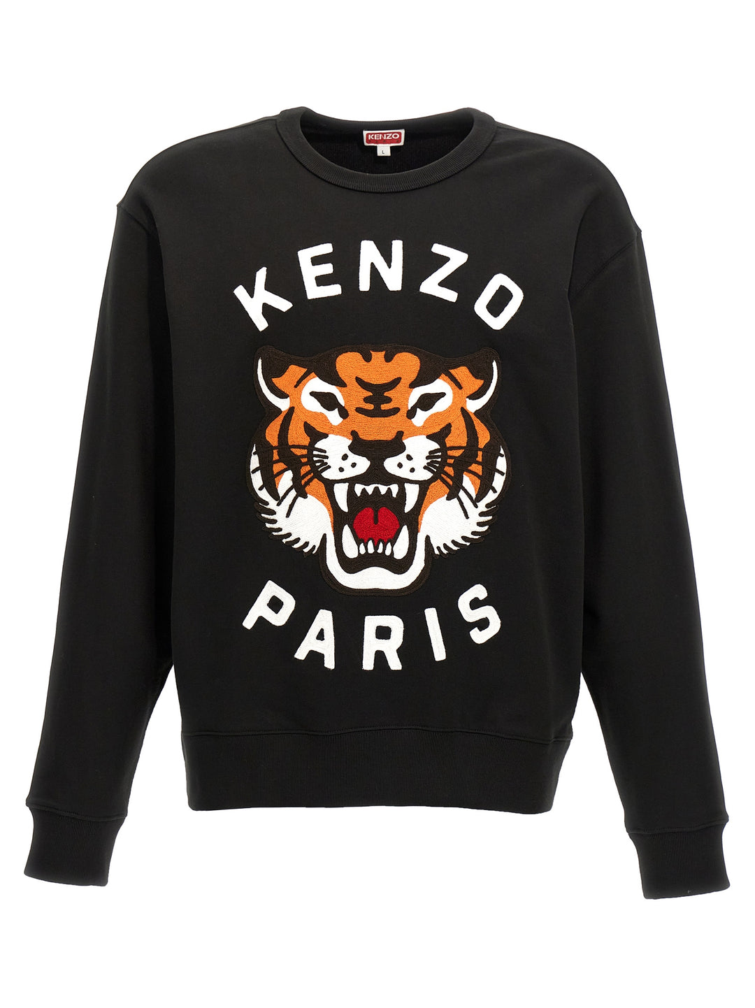 Lucky Tiger Emb Sweatshirt Black