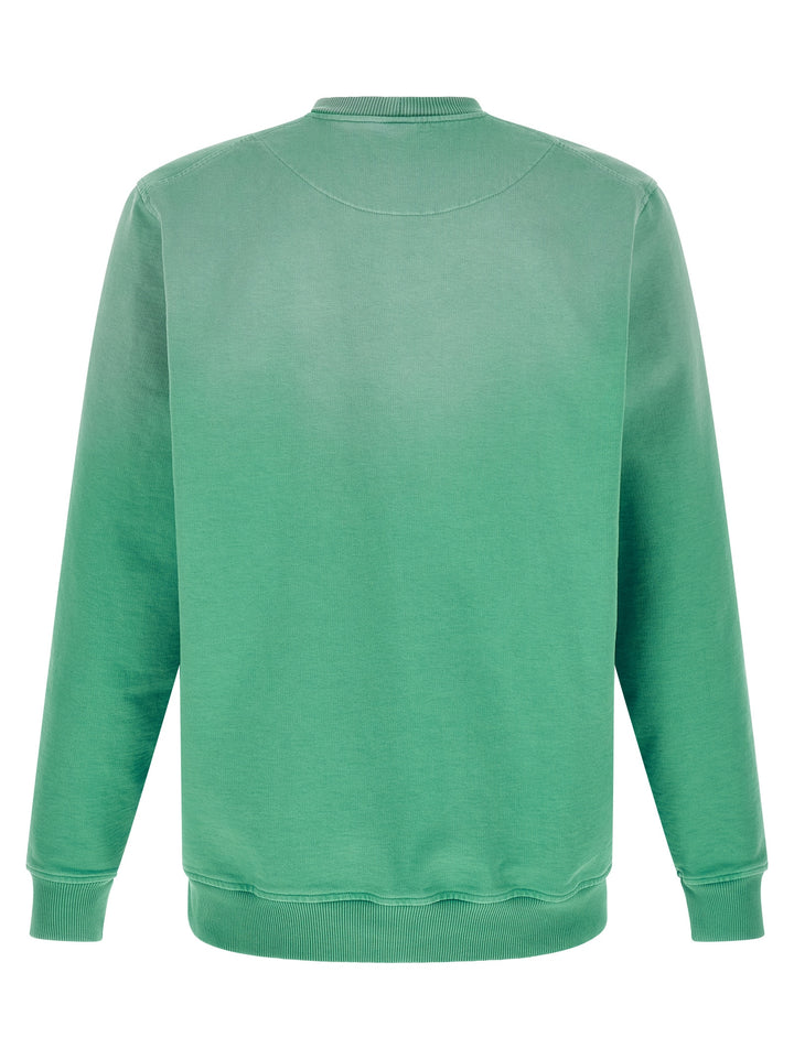 Riviera Project Cotton Sweatshirt - Green | 60659c2e101424b8d0ce6fdea9f1b03fe9f10833