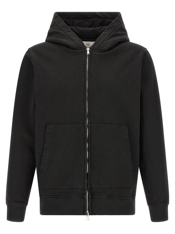Cotton Hoodie Sweatshirt Black