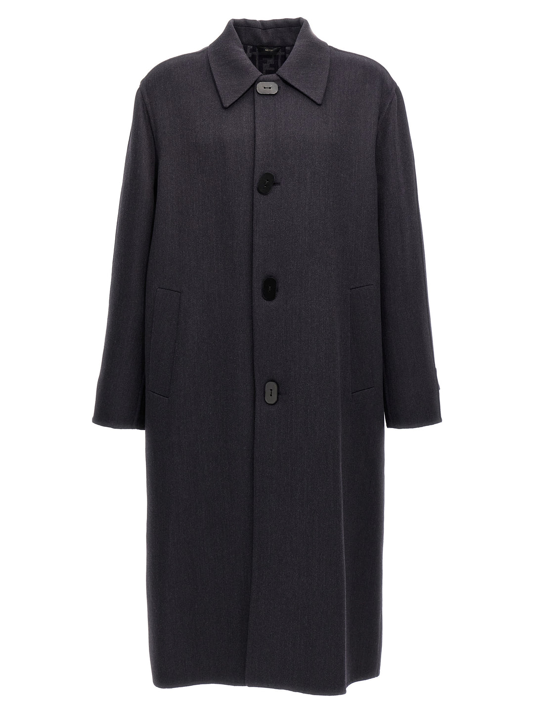 Double Wool Coat Coats, Trench Coats Blue