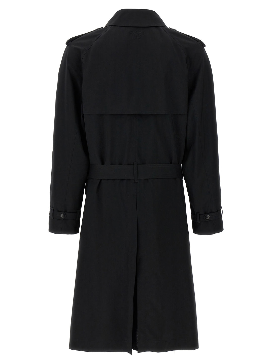 Fendi Wool Trench Coat Coats and Trench Coats - Black | da5d8d930454b06307fb24193bba7172f8d3c90f