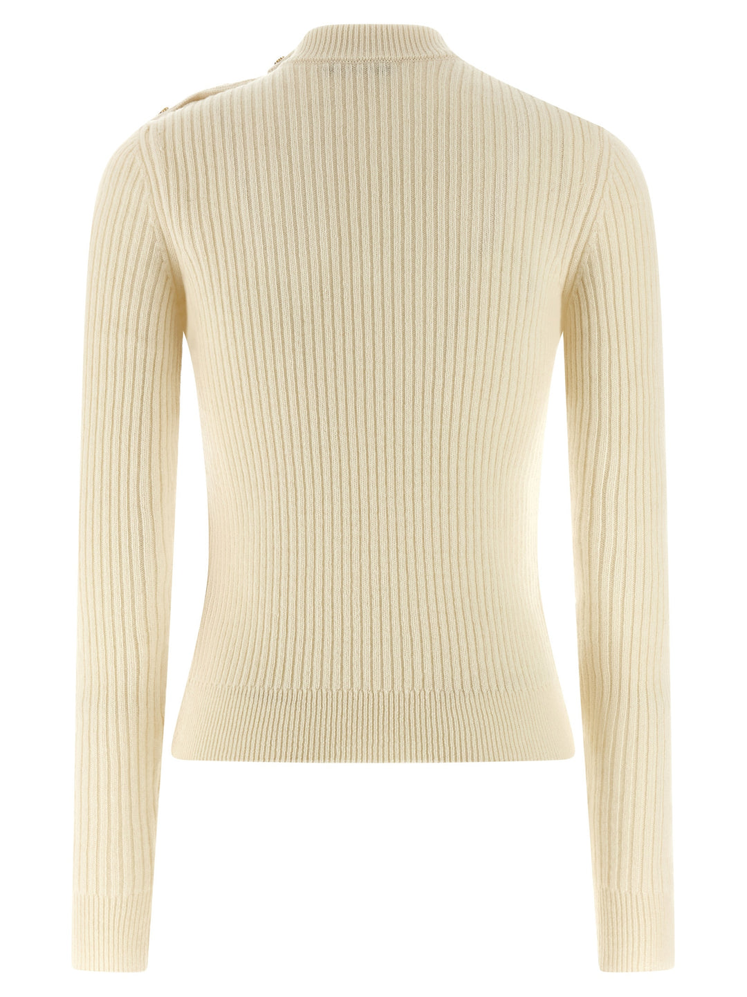 Balmain Ribbed Sweater Sweaters and Cardigans - White | 5c19b3adae6bcbf4df23c97865c1987f5edc1066