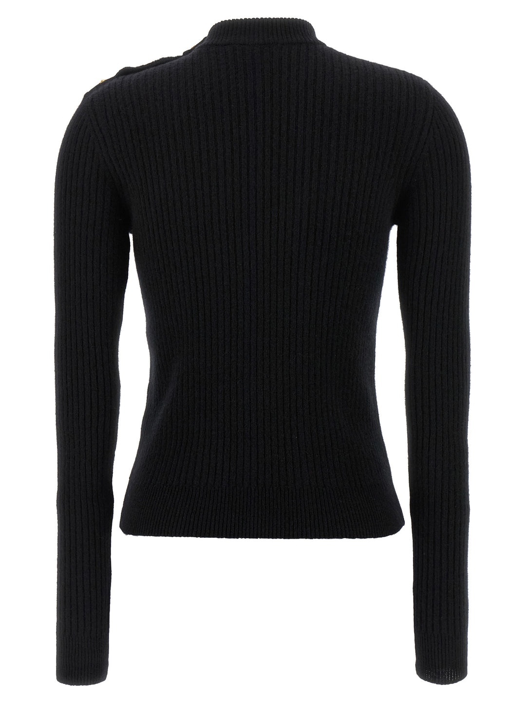 Balmain Ribbed Sweater Sweaters and Cardigans - Black | 05e67cd46dc405ff9fa04eb96119a6e061821e14