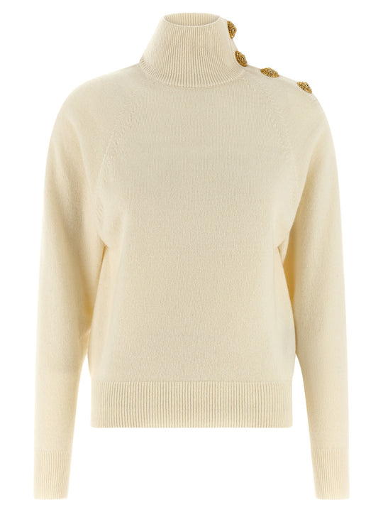 Cashmere Wool Sweater Sweaters And Cardigans White