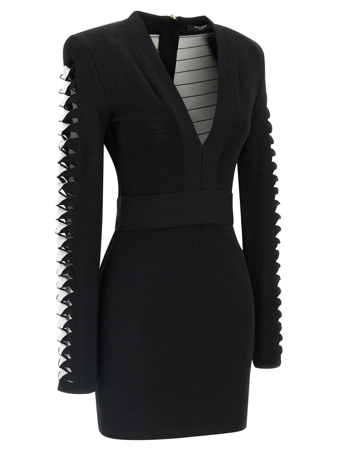 Balmain Cut-Out Dress Dresses - Black | bce7a689f3a1a6c7afce96159884d90d54499c80