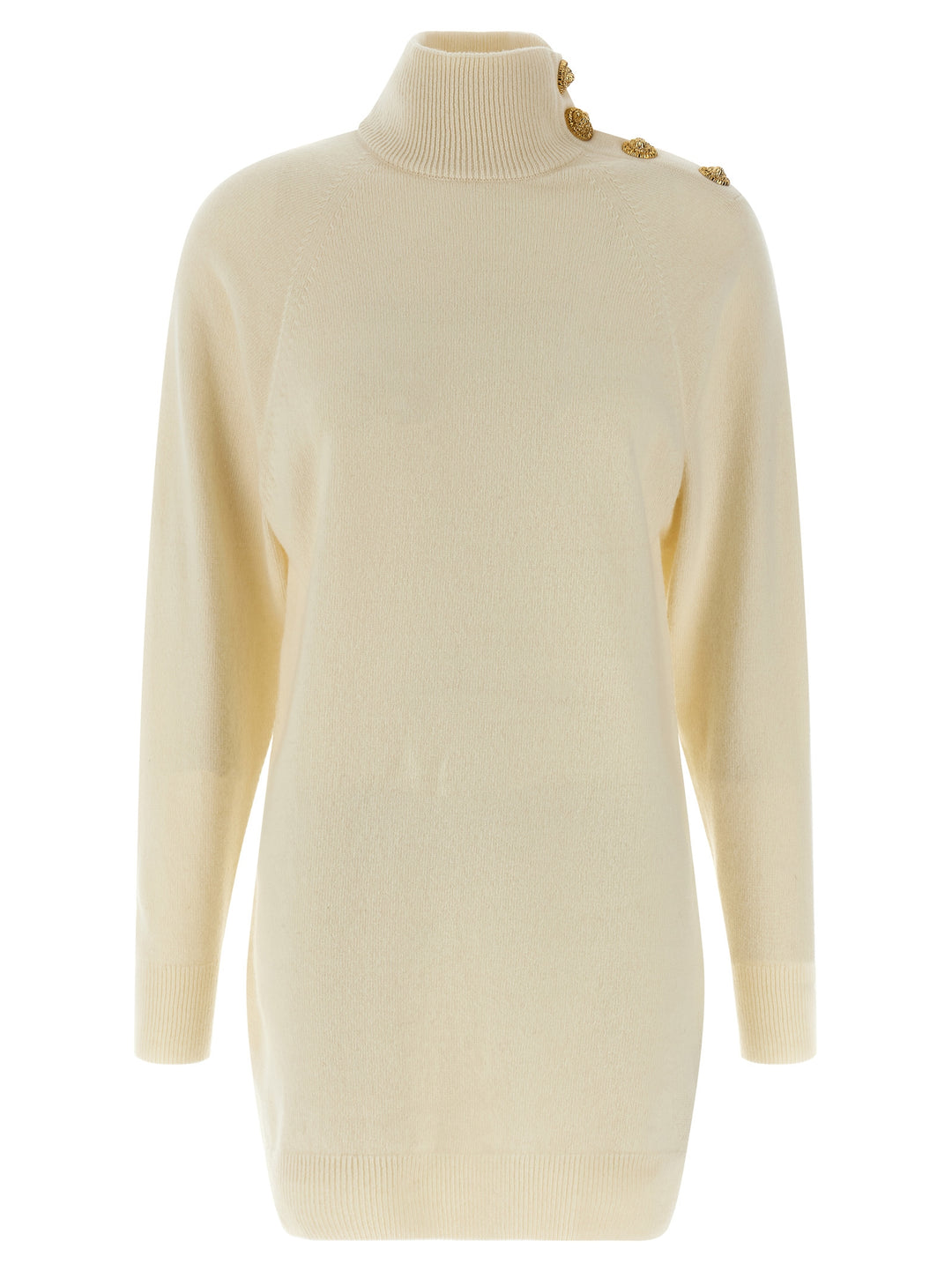 Balmain Cashmere Wool Dress Dresses - Beige | b97a3274d2f112310ccf9852b4603df1bfc86a9d