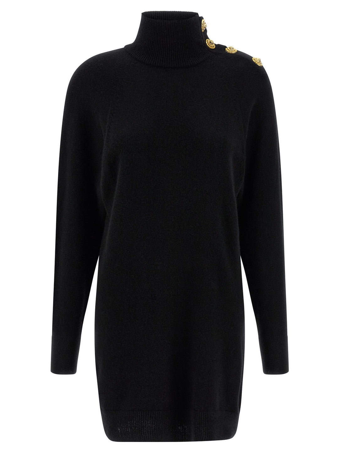 Balmain Sweater Dress Dresses - Black | c35cd5b93320a31e7d5e8c7addf2db6b4addf564