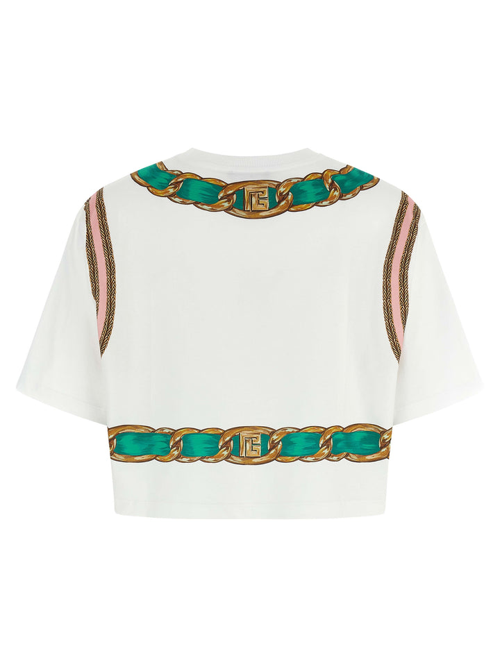 Balmain Balmain Foulard T-shirt - Multicolor | fd713f82059400a813e06f79e7dc4089d67a0d31