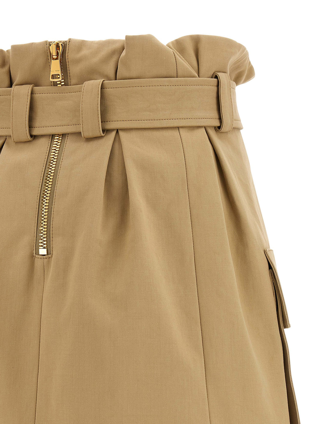 Balmain High Waist Skirt Skirts - Beige | 316a2d5fd2c1ec1a5b2f92489191090f9647fb3a