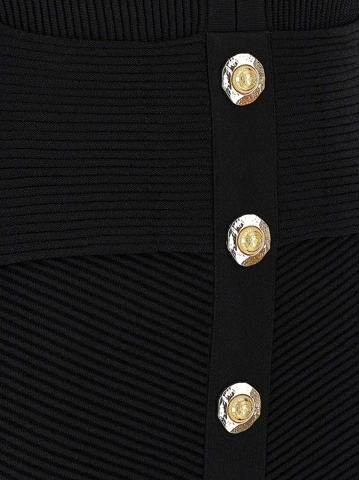 Balmain Bodycon Dress Dresses - Black | 14ed2edfc04fd2f5db8e7580c4e541f040d4bc09
