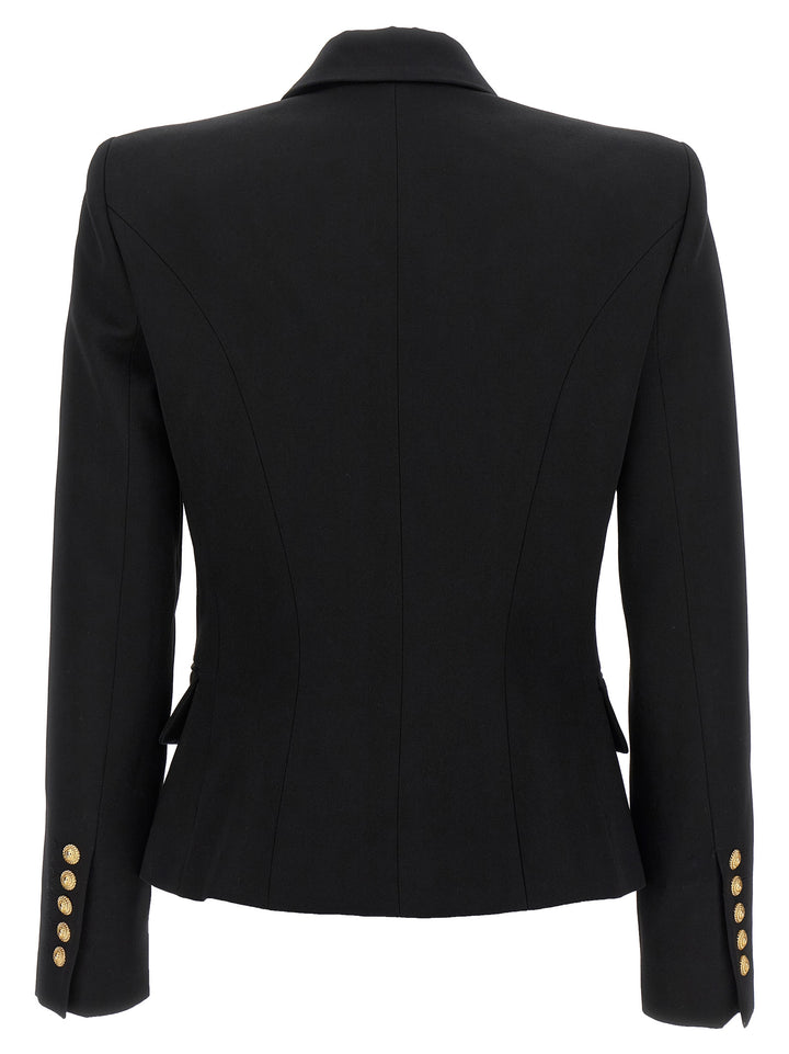 Balmain Double-Breasted Blazer BlazerS - Black | dcf8a35a622b037fe5729e86d0b6b53c9bc3f66a