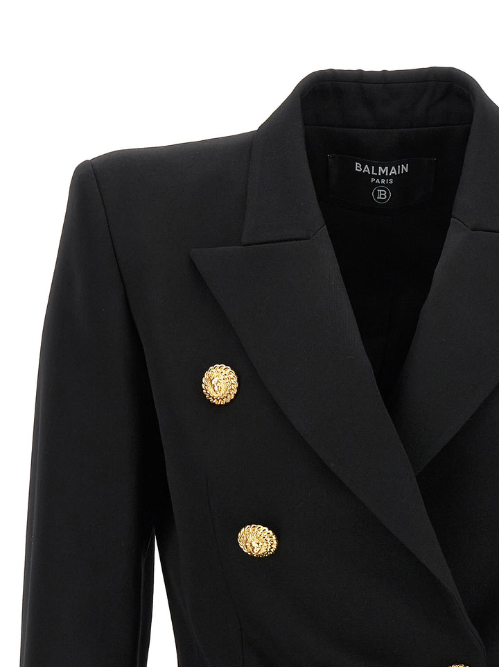 Balmain Double-Breasted Blazer BlazerS - Black | 6402f02ec382c28914c8edc6af280a9f653c8c01