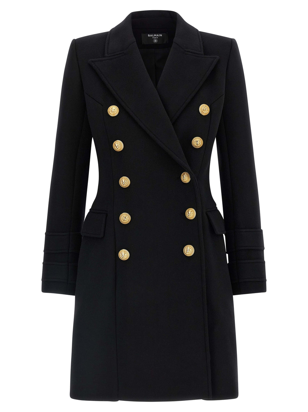Balmain 10 Bottoni Coats and Trench Coats - Black | bd9bc65f6418a665977cc1605bf8346c87760c96