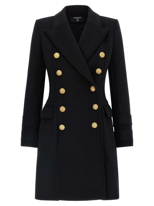 10 Bottoni Coats And Trench Coats Black