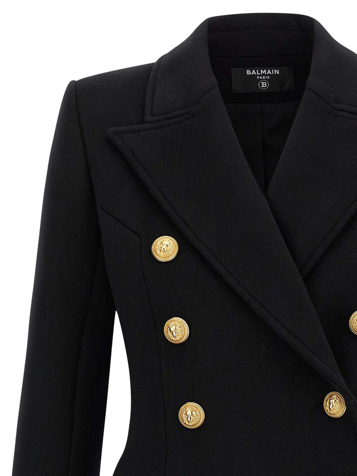 Balmain 10 Bottoni Coats and Trench Coats - Black | 08c1b7acf313fdb9267bf49842ca648c8b9c740f