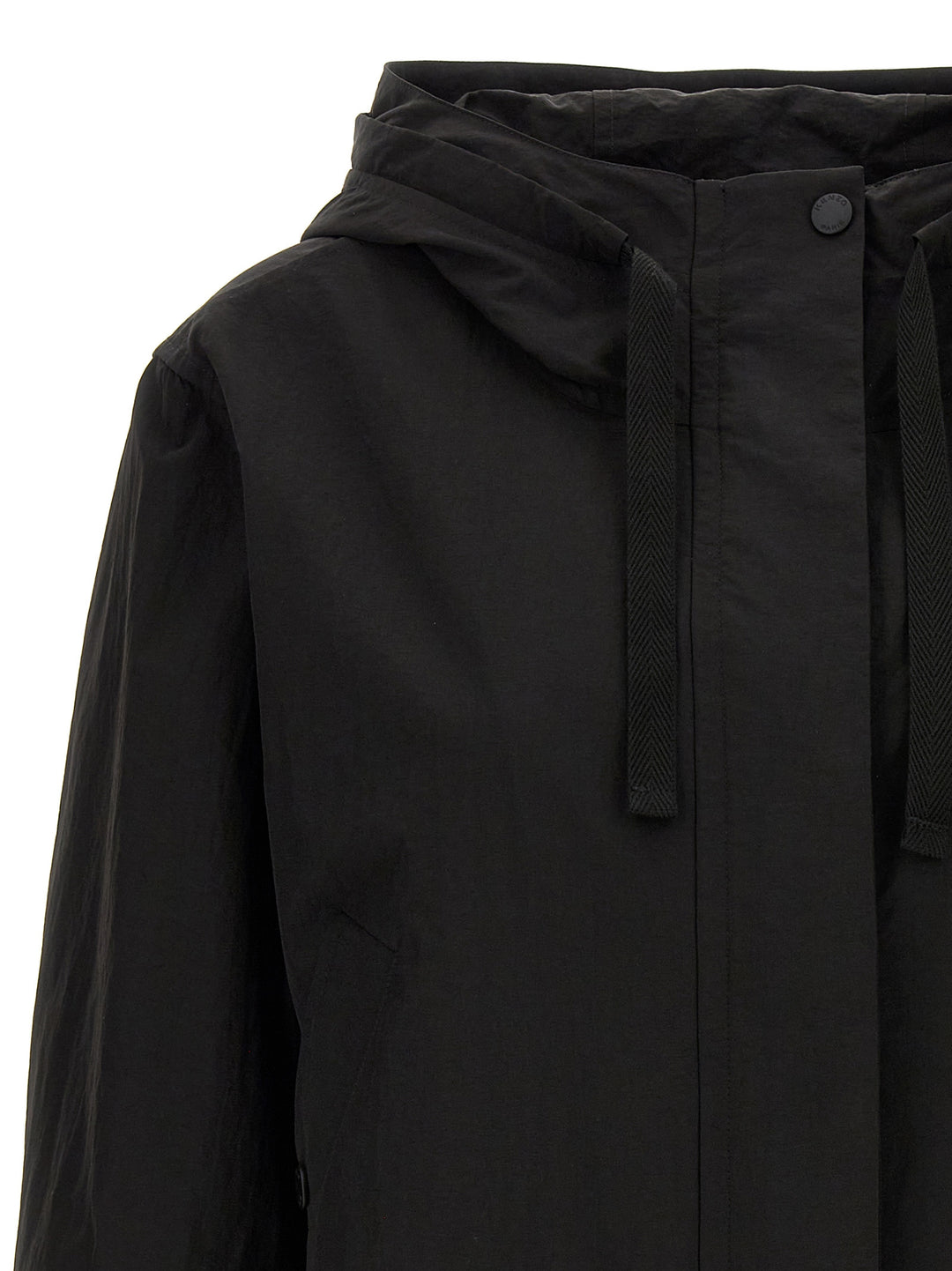 Windproof Jacket Casual Jackets, Parka Black