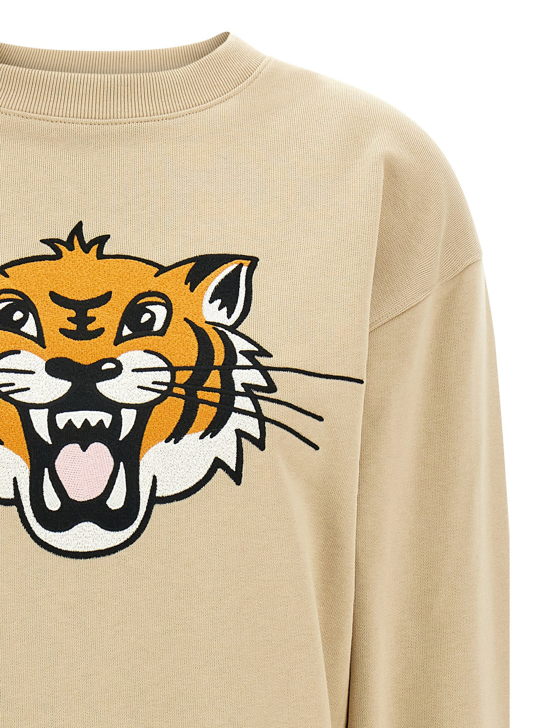 Kenzo Kenzo Happy Tiger Sweatshirt - Beige | d3fce1b4fc997c32835ea49f70d29d2cbe544e29