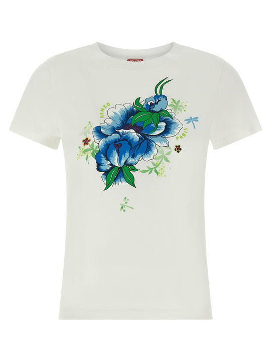 Kenzo Peonies T-Shirt White