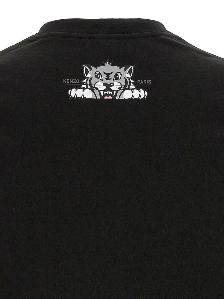 Happy Tiger T-Shirt Black