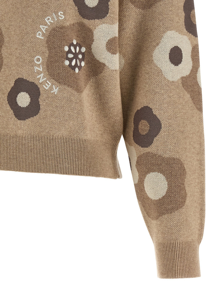 Kenzo Hana Dots Sweaters and Cardigans - Beige | 103c4a2e776a99bfec6df92af2290f7f9b724ab3