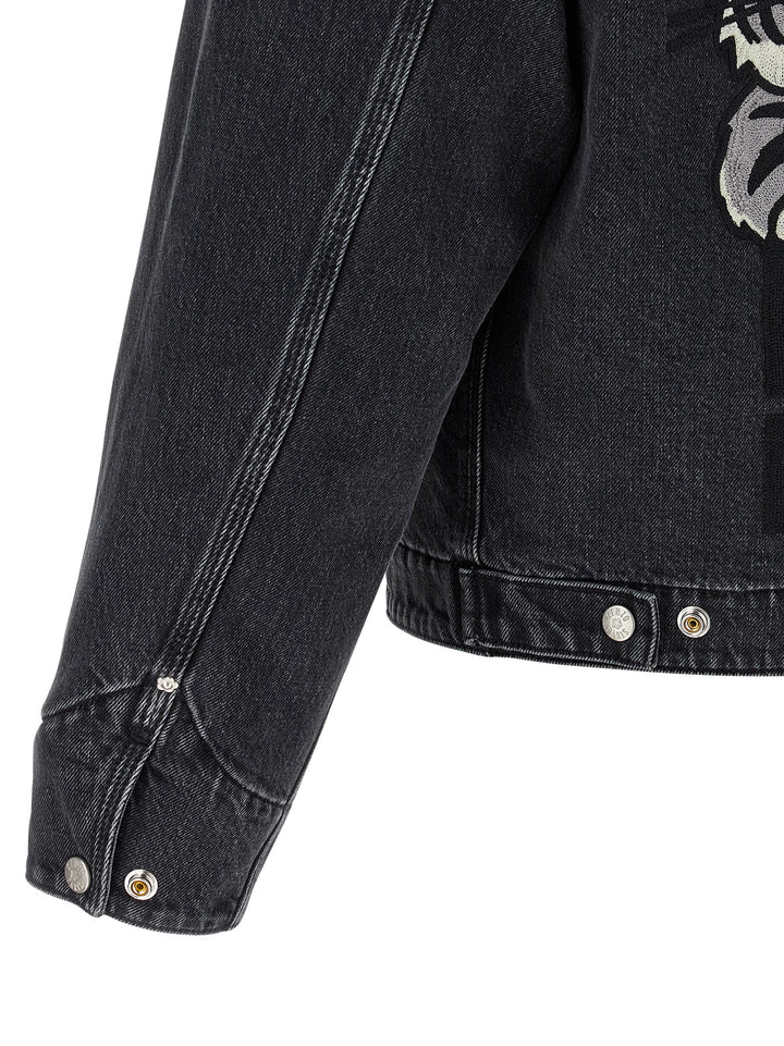 Kenzo Kenzo Happy Tiger Puffer Jackets - Black | 1b268b307e1e167af509d1571a9306443a744142