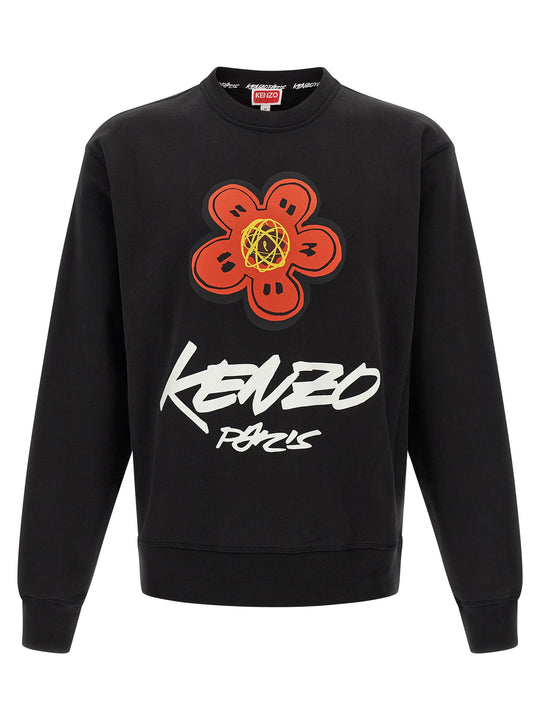Logo Print Sweatshirt Black