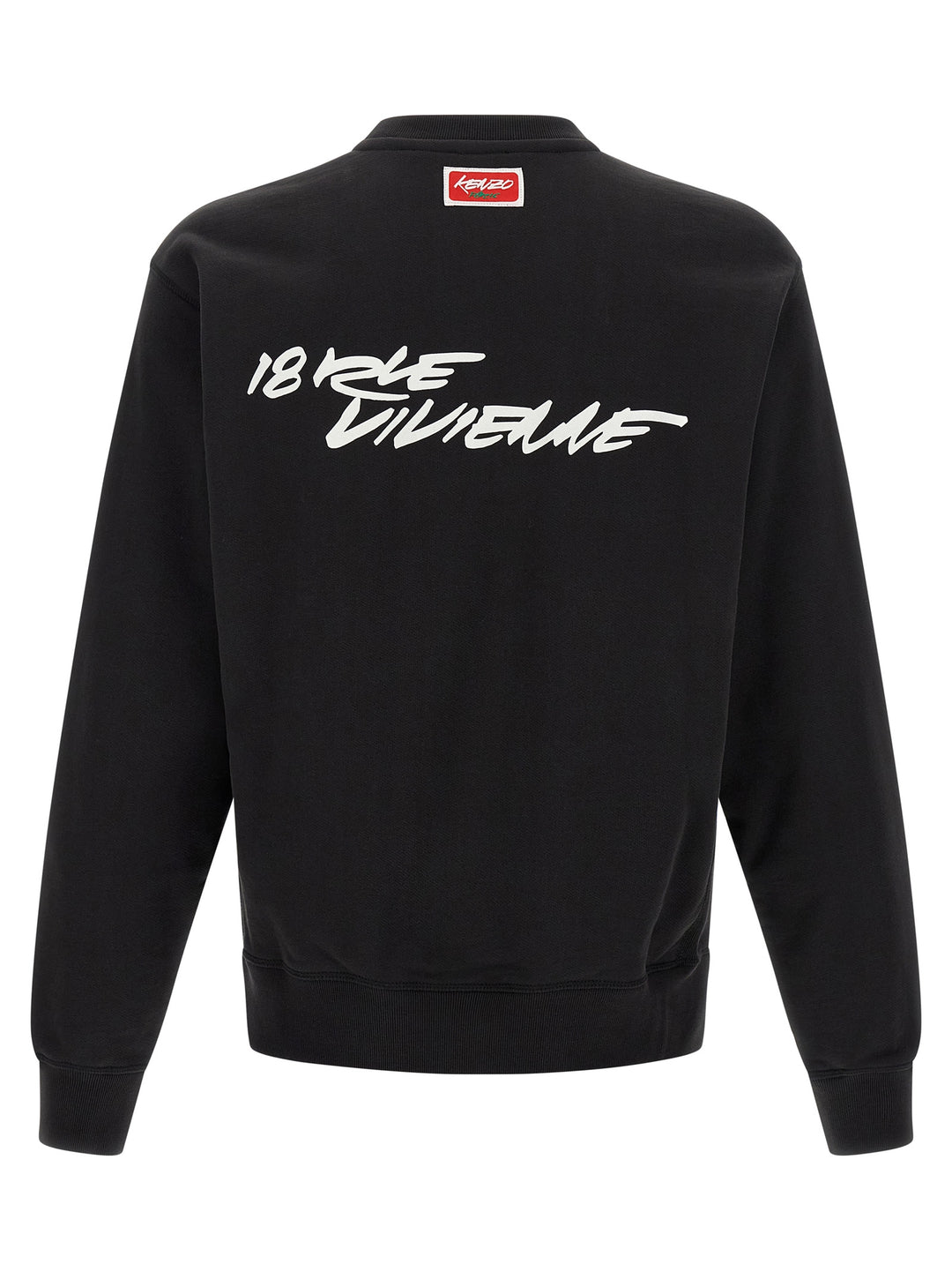 Kenzo Logo Print Sweatshirt - Black | 3bb31ecc8f7eb8db7760f073a9ffcdc1a3b5e5b3