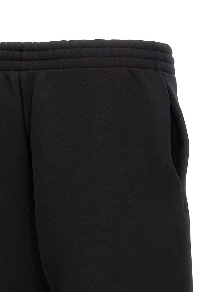 Cotton Blend Joggers Pants Black