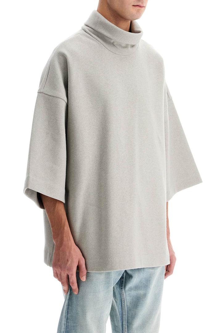 T Shirt Oversize A Collo Alto