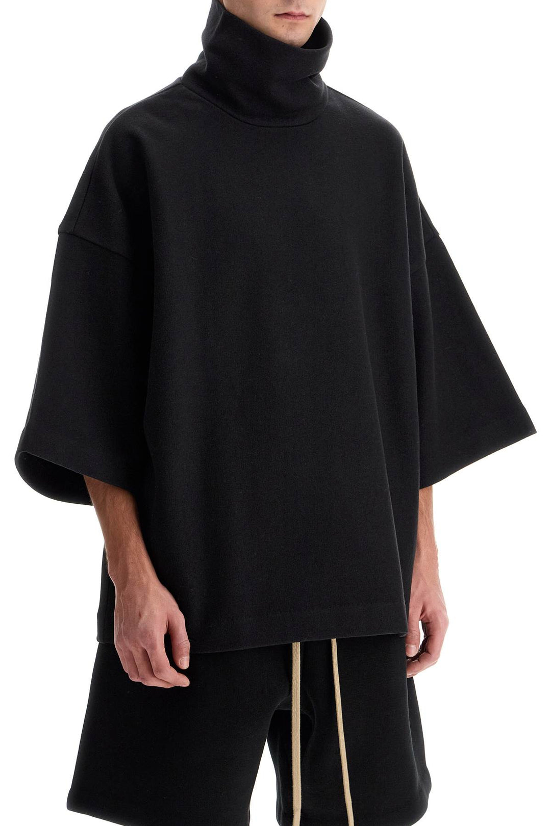 T Shirt Oversize A Collo Alto