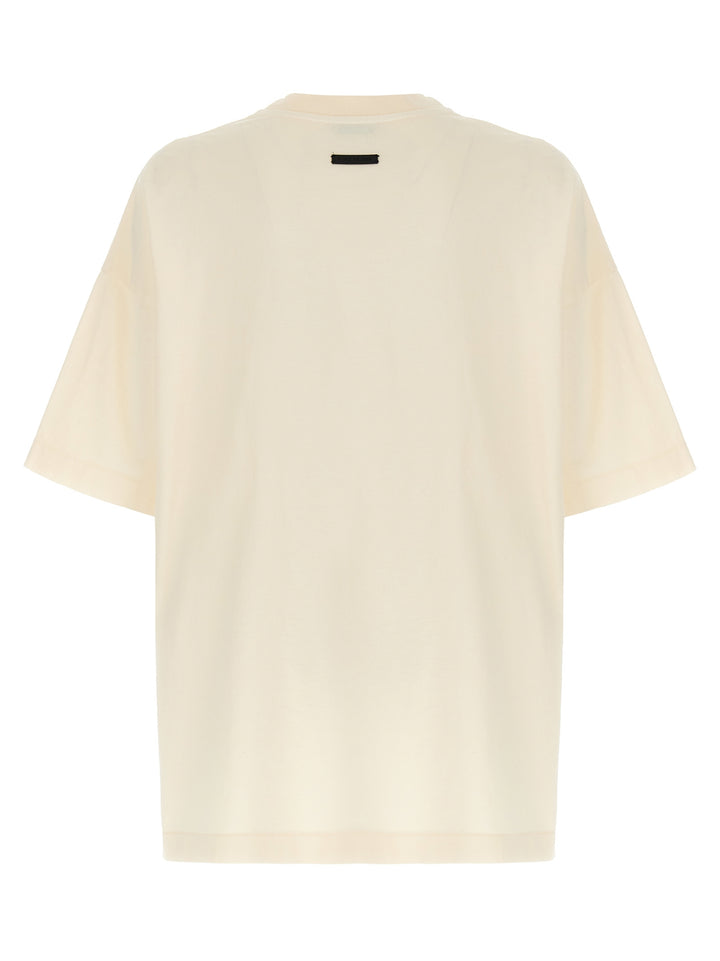 Logo Print T-Shirt Beige